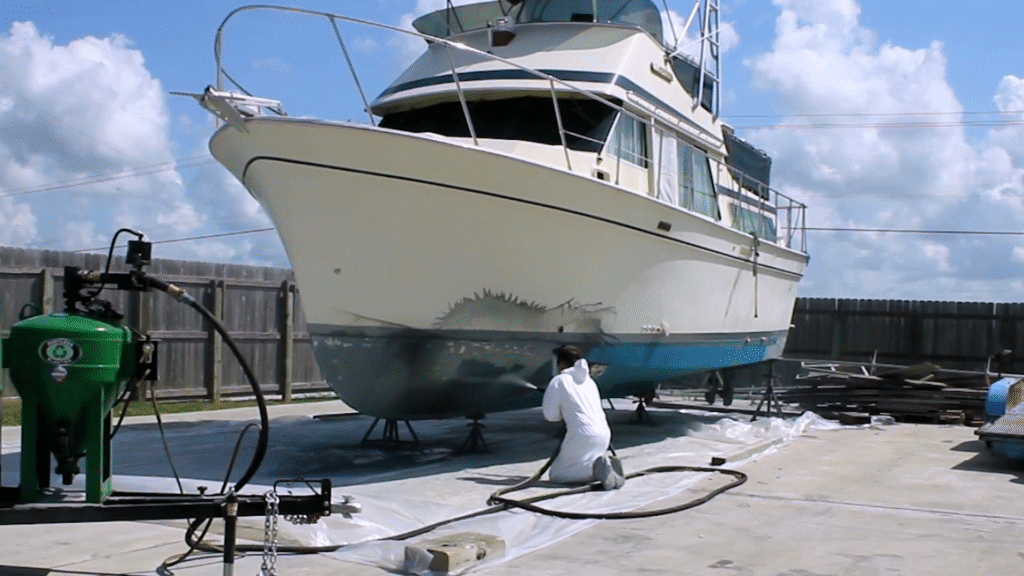 Mobile sandblasting in Key West