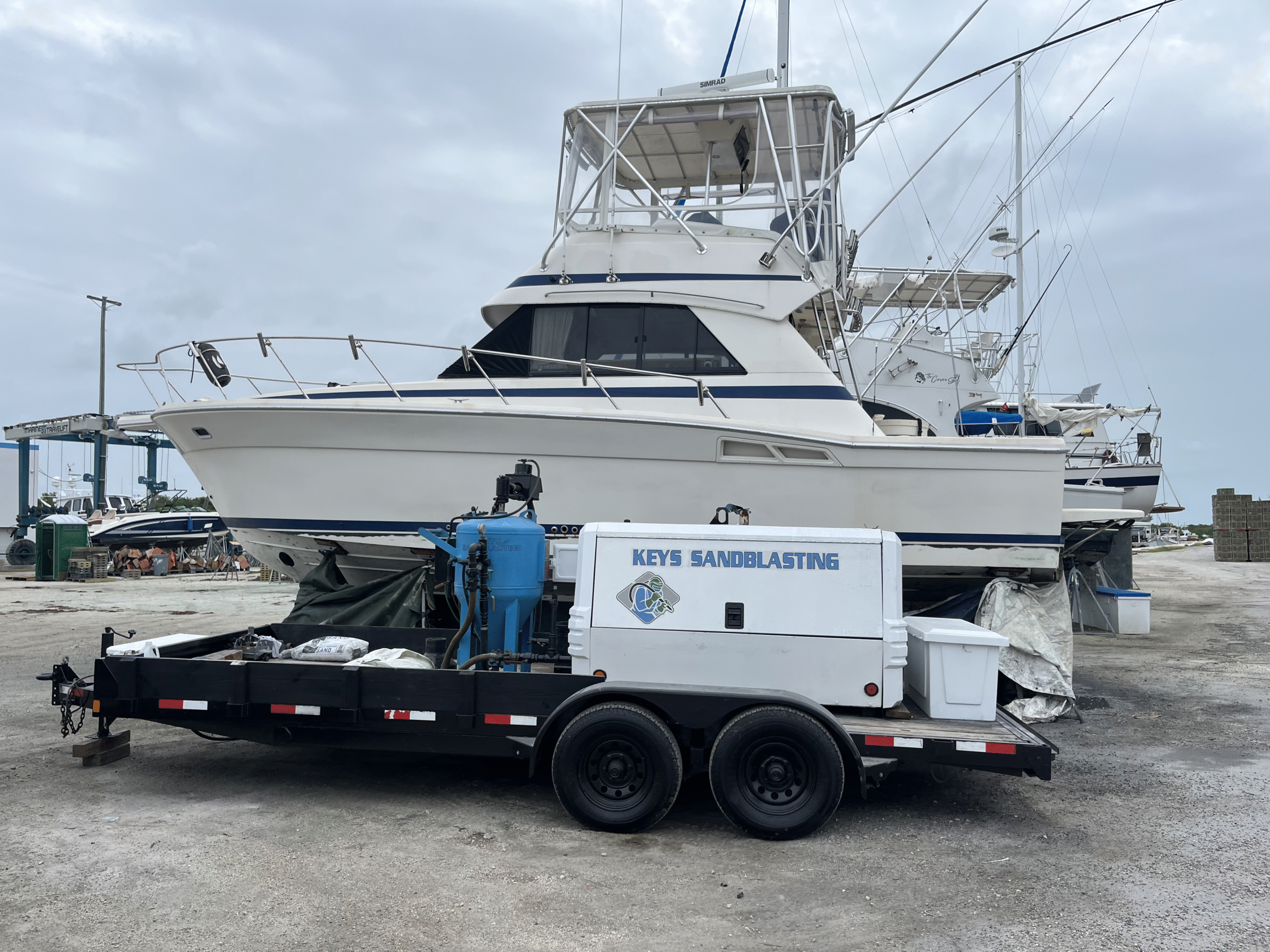 Keys blasters Mobile sandblasting in key west